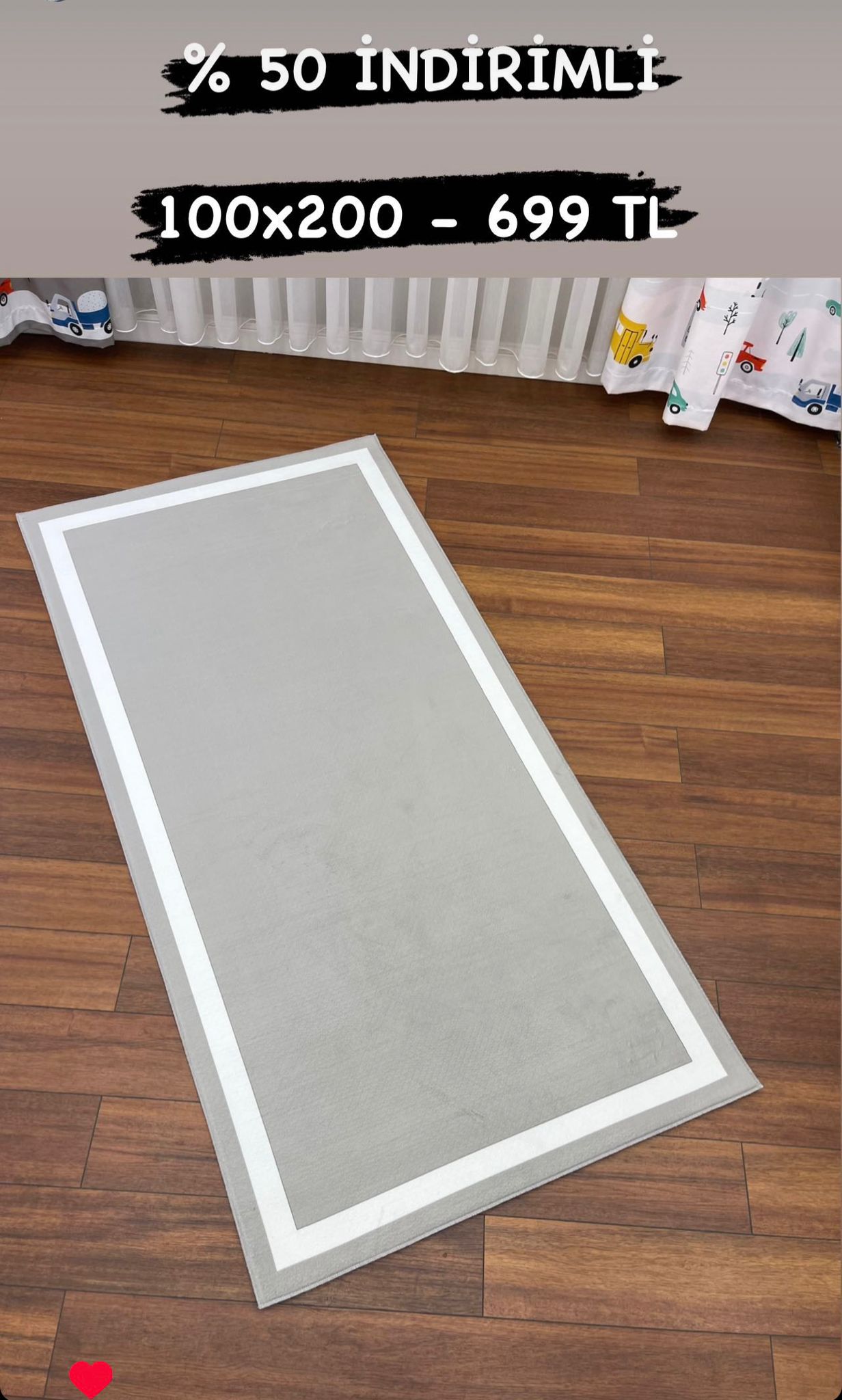 100x200 cm %50 İNDİRİMLİ ÇOCUK HALISI SON ÜRÜN